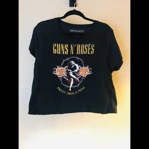 Guns N’ Roses Crop Top Sz L